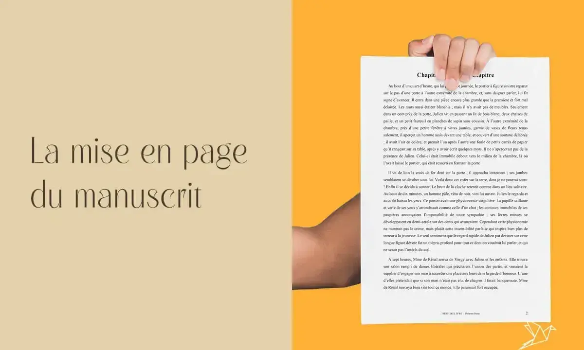 La mise en page du jc lattès manuscrit, un texte ancien, révèle une scène de chambre et un portrait saisissant.