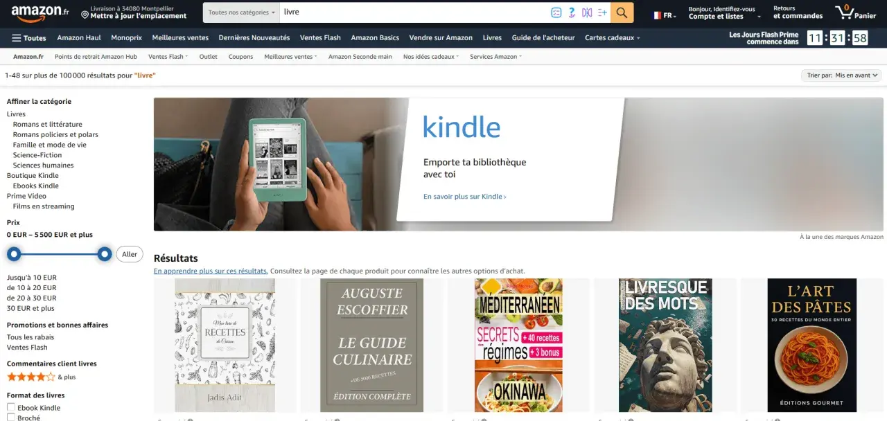 Des livres à découvrir sur Amazon.fr, idéal pour créer un ebook gratuit en ligne et partager vos histoires.