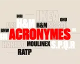 Acronymes célèbres (INRI, IKEA, H&M, BMW, Fiat, etc.) pour une idée nom de famille original.