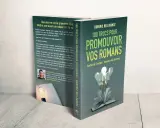 Exemple de promotion d'un livre : "100 Trucs pour Promouvoir Vos Romans" de Dominic Bellavance. Un guide pour trouver vos lecteurs.