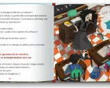 Une sorcière transforme des élèves en souris dans une salle de classe. Elle interroge un élève sur la capitale de la France.