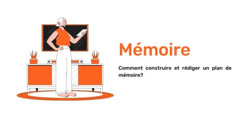 Une femme réfléchit à son plan mémoire, assise devant un écran.