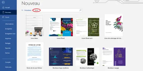Modèles pour créer ebook gratuit : livre blanc, livret floral, livre de coloriage, brochure.