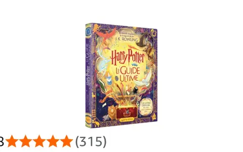 Le roman "Harry Potter : Le Guide Ultime" est parfait pour un garçon de 10 ans avide d'aventures magiques.