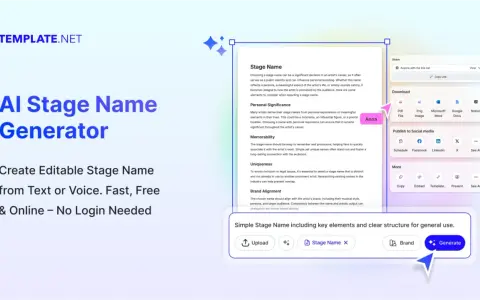 Générateur de noms de scène IA pour trouver un pseudo avec son prénom. Créez des noms de scène modifiables à partir de texte ou de voix, rapidement et gratuitement.