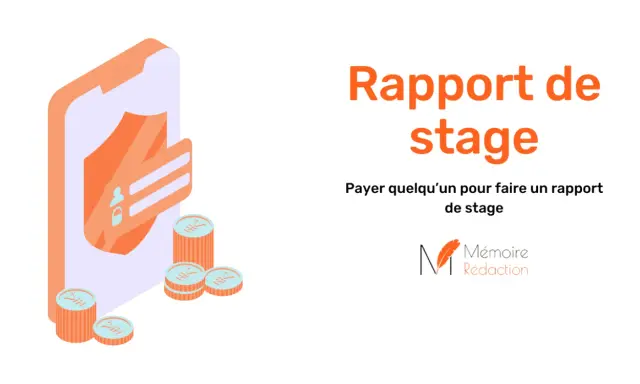 Illustration d'un téléphone avec des pièces, suggérant le coût de la rédaction d'un rapport de stage.
