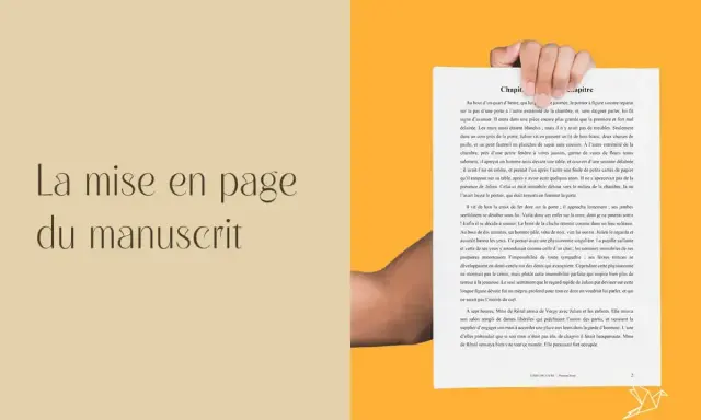La mise en page du jc lattès manuscrit, un texte ancien, révèle une scène de chambre et un portrait saisissant.
