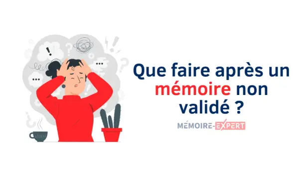 Une personne stressée, mains sur la tête, face à un texte sur le rattrapage mémoire.